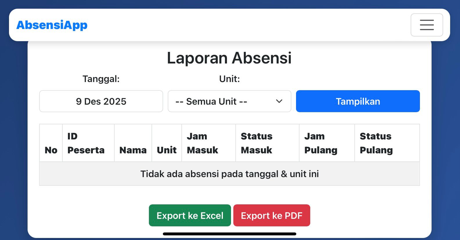 Absen QR Code Pegawai